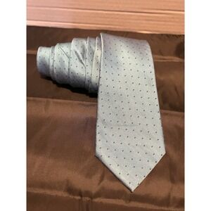 Calvin Klein Tie Mens Turquios Textured Micro Dot Neat Silk Blend Necktie Career